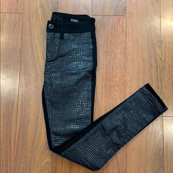 DL1961 Emma Legging in Python Size 24 - Picture 2 of 6